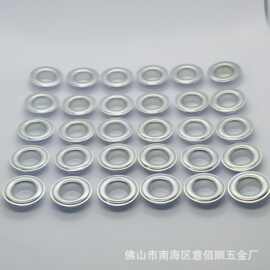 工厂直销23*12*7卷边垫片气眼扣 不锈钢篷布扣 金属遮阳网鸡眼扣