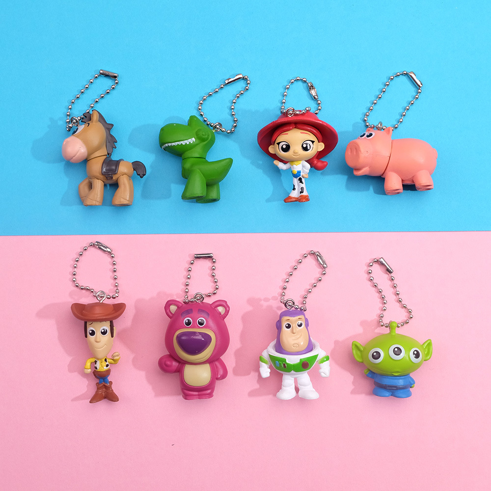 Creativo lindo conjunto de cadena de baño de tres ojos Jade dragón colgante llavero hecho a mano DIY accesorios muñeca al por mayor