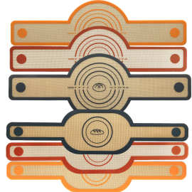 FCM面包烘焙垫硅胶烘焙工具面团转移铂金硅胶烤垫长柄荷兰烤箱垫