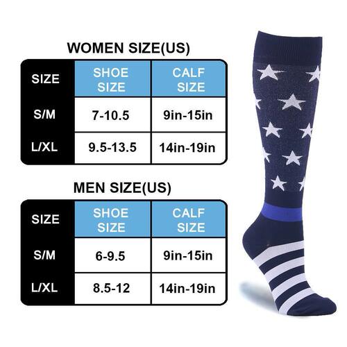 Cross-border hot selling outdoor sports compression socks for men and women cycling socks Amazon long compression socks elastic socks wholesale