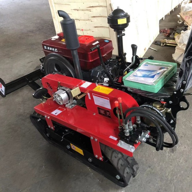 果园丘陵小型拖拉机履带式开沟施肥机 吉林省小型多功能旋耕机