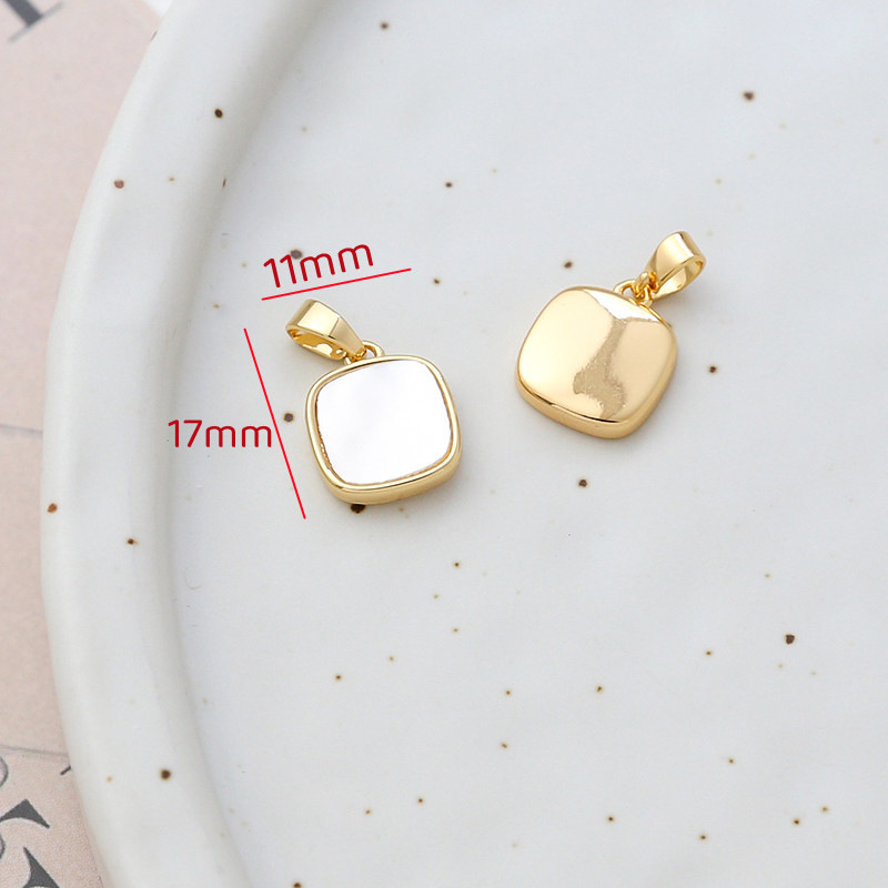 7g Weight Pendant, Earring Findings Jewelry Making Type 18K Gold Plated Plating Material Shell Inlay Material Charms, Bracelets, Necklace, Jewelry Accessories Classification 1 Piece Quantity 14k gold filled, Copper Material Geometric, Bag, Bear, Rose Pattern Plating, Inlay Design Retro Style 1 Piece 14k Gold Filled Copper Shell Geometric Bag Bear Pendant Earring Findings Charms Bracelets Necklace 14