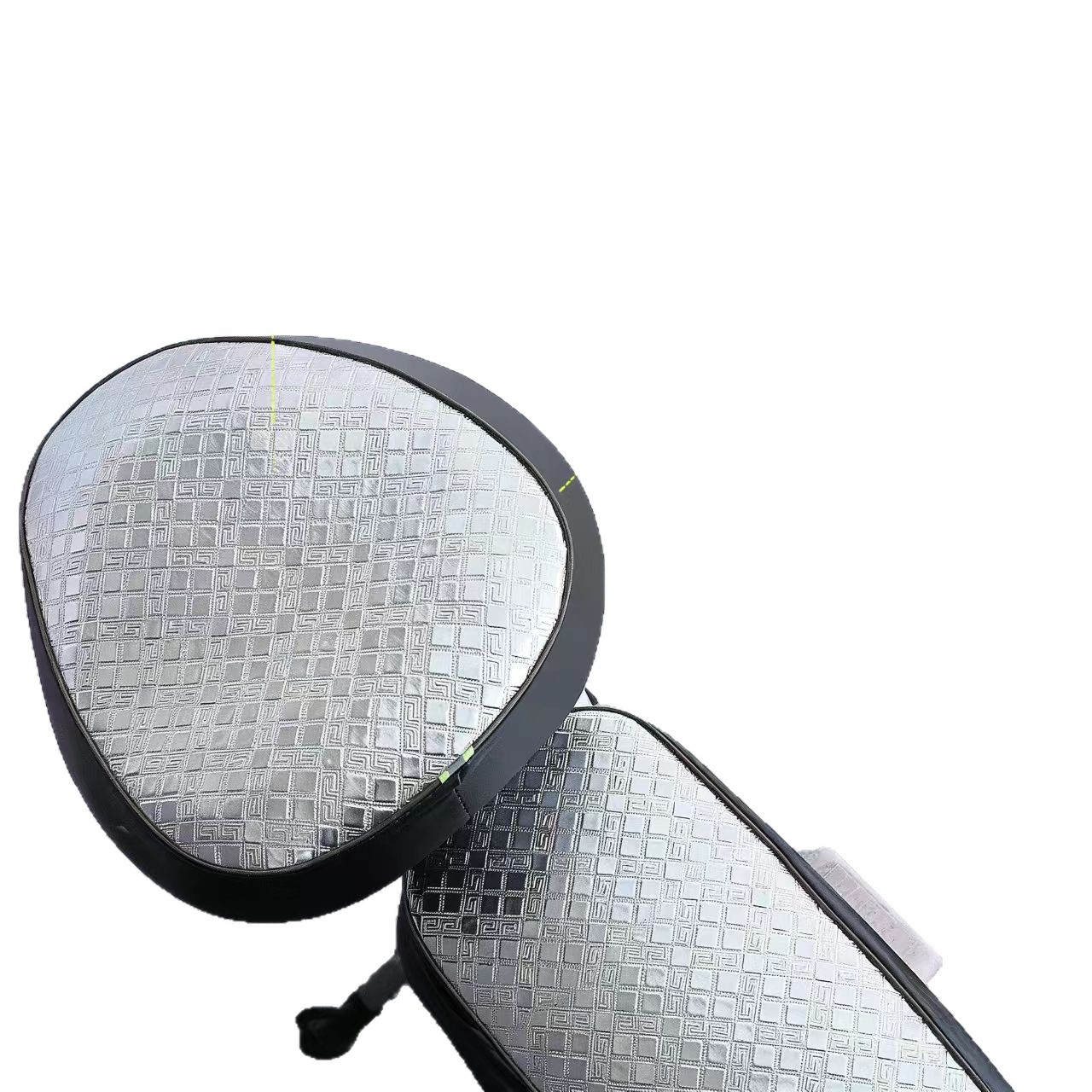 cubierta de asiento a prueba de agua para vehículo eléctrico protector solar cubierta de asiento de cuero a prueba de lluvia cubierta de asiento de aislamiento térmico para bicicleta eléctrica pequeña cubierta de cojín de cuero
