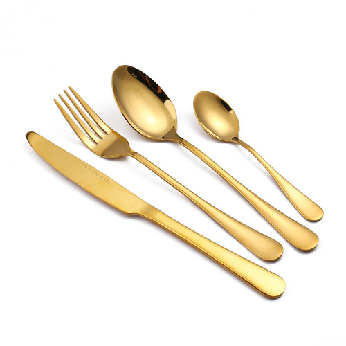 S Mood Tableware Egg Western-style Tableware Set of Stainless Steel Knife Fork Spoon 24-piece Van Gogh Starry Night Tableware Gift Set