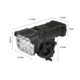 New bicycle horn light 12led bright mountain bike riding warning light with digital display large capacity USB headlight