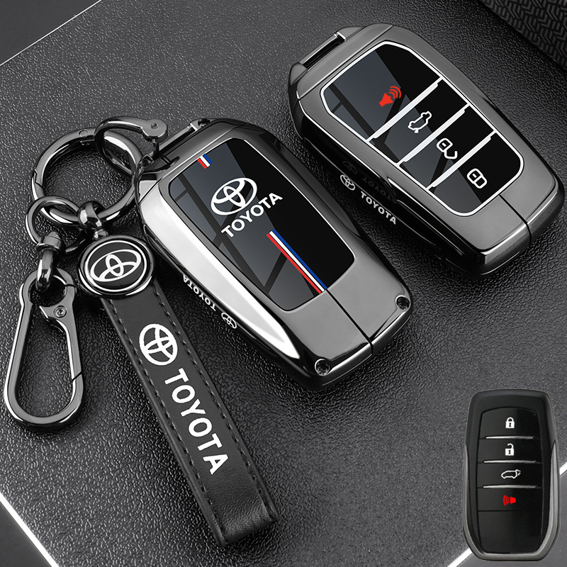 Suitable for Toyota Key Cover Chr Hilux Fortuner Cooluze Camry Corolla Rav4 Highlander