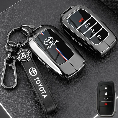 Static Rod/Key Bag – Rav4 Highlander - type-c-round-mark-leather-buckle-gun-color