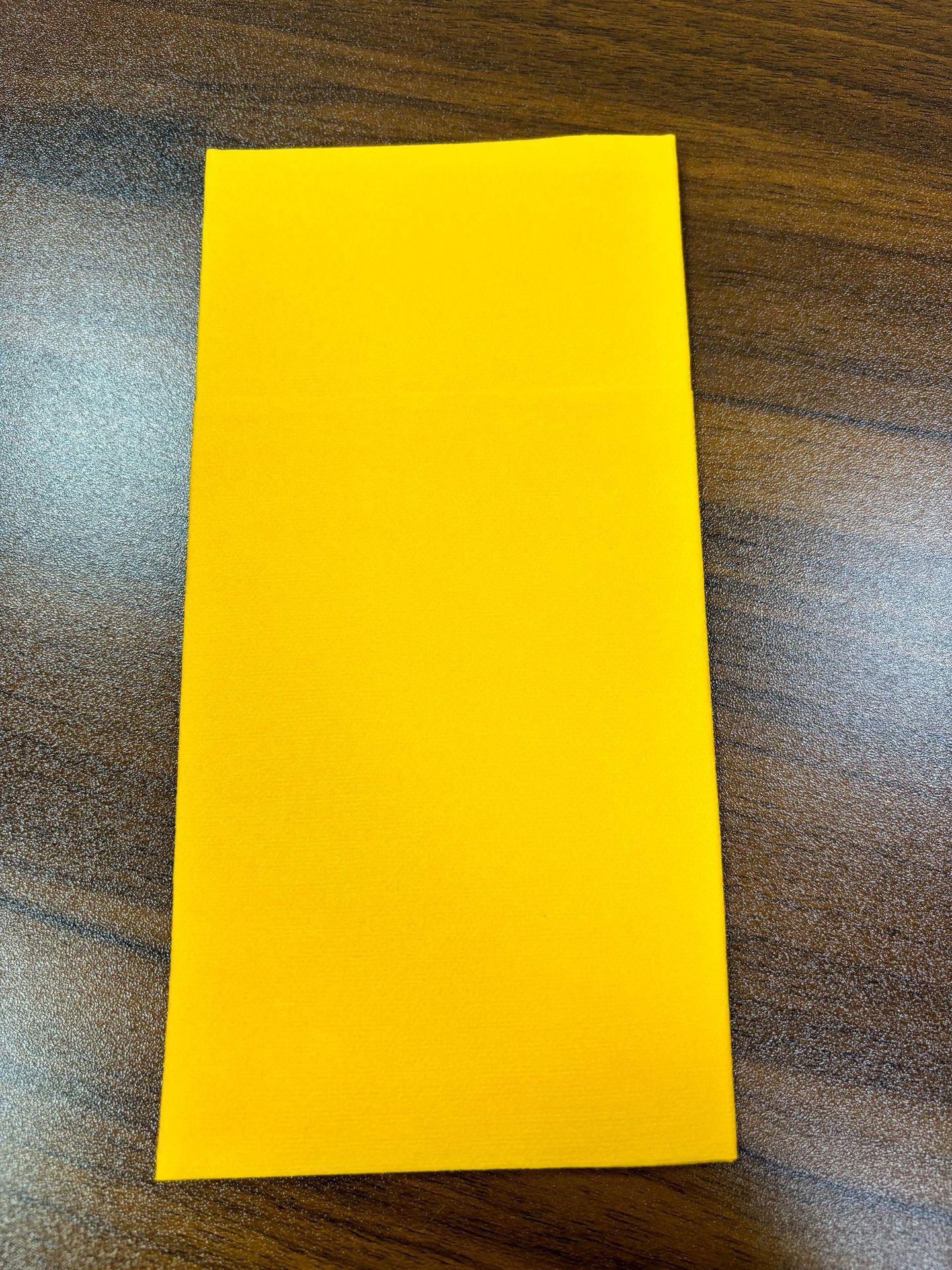 40*40黄色无尘纸口袋折