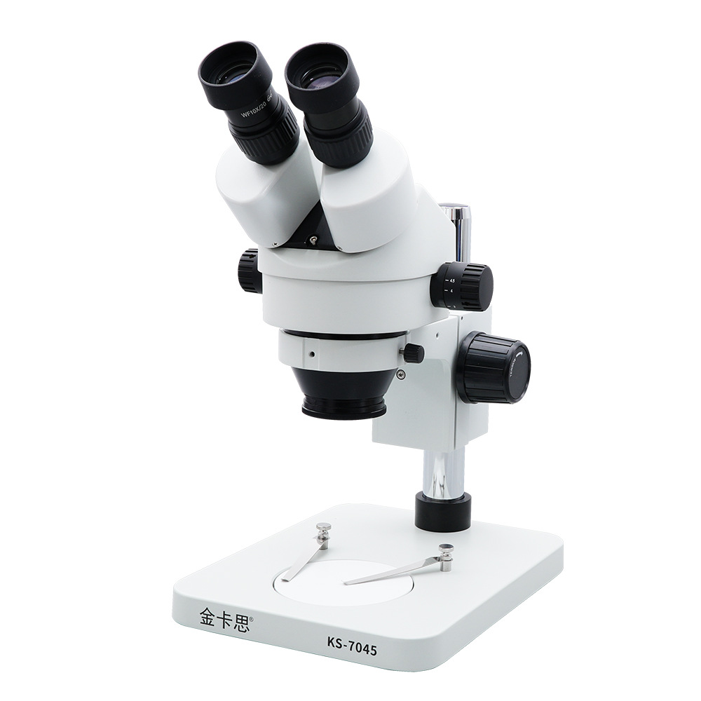 Kaisi 7045 microscopio binocular 7 - 45 veces alta definición detección de chip de placa base de teléfono móvil reparación de tres ojos 37045