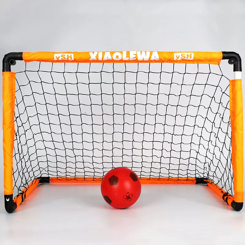 批发可折叠移动足球网便携式儿童足球门足球架室内户外折叠足球门