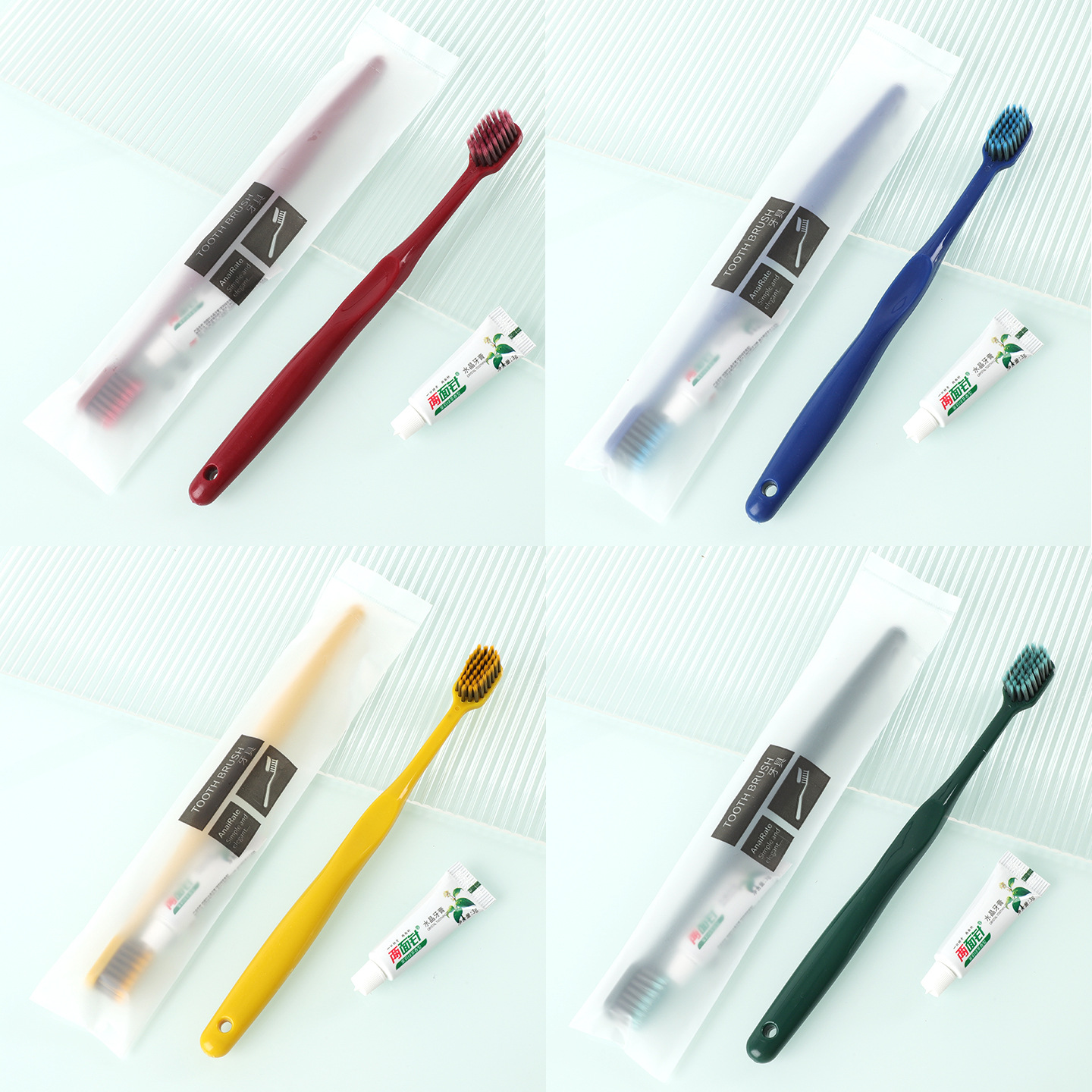 Thickened Disposable Toiletries Set, Slippers, Disposable Toothbrush with Toothpaste, Specially Designed for Star-Rated Hotels to Entertain Guests