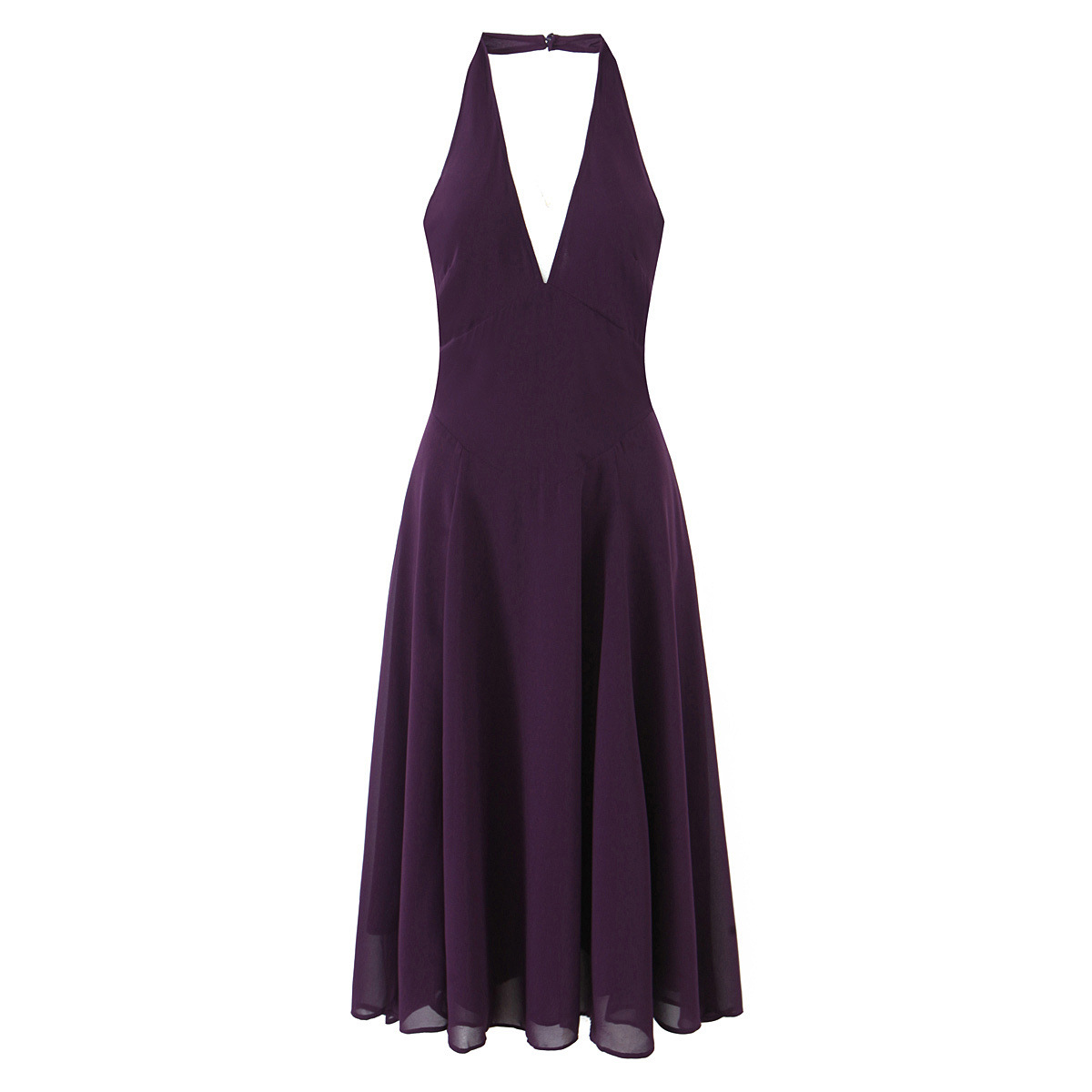BSK&TRAF Autumn fashionable elegant long dress solar-powered