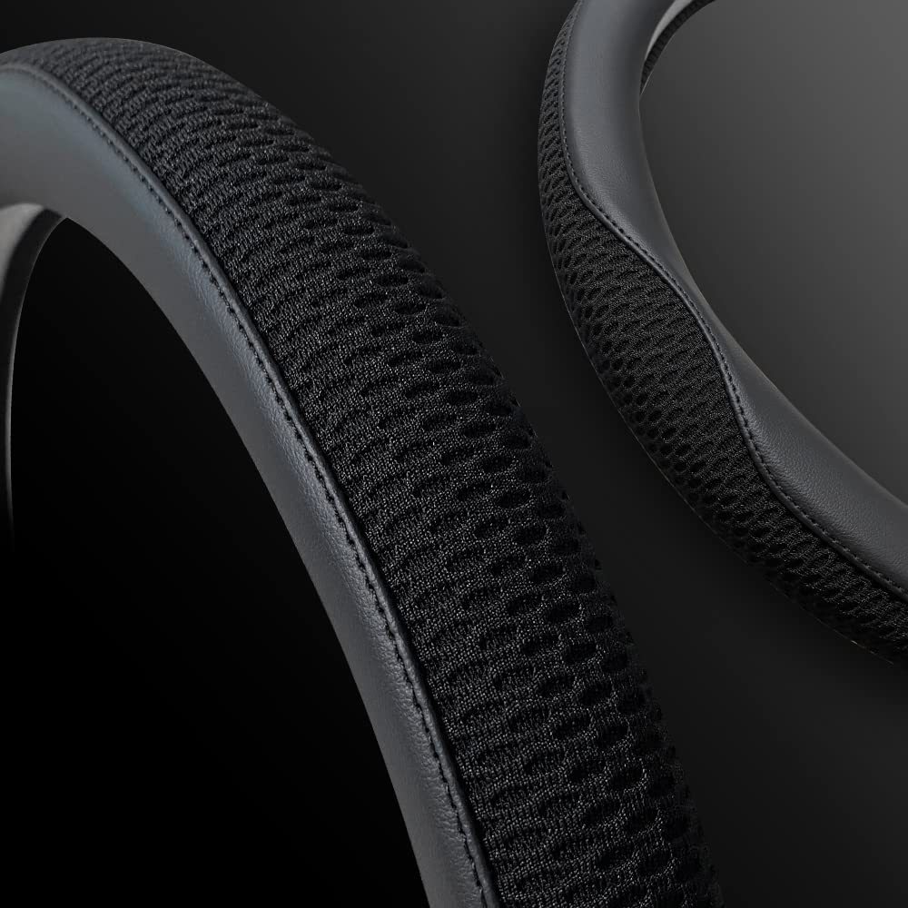 2024 New Breathable Ice Silk Car Steering Wheel Cover, Direct Sales from the Manufacturer, Dropshipping, Cross-Border Hot-Selling Product