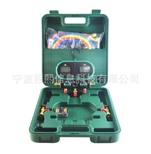 电子数显加氟表DVS60-101A双表加液表 汽车空调冷媒压力表