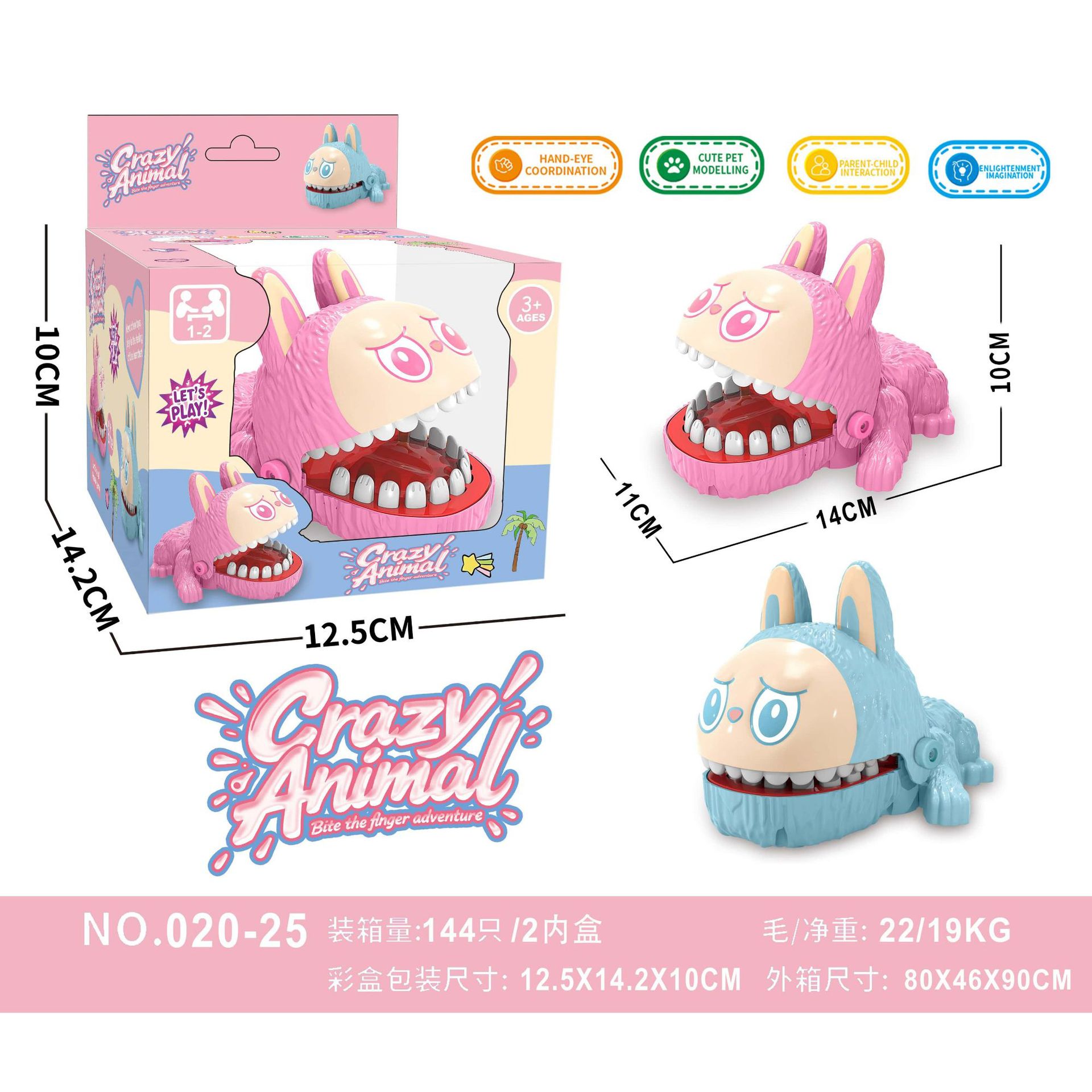 Dedo de mordida cocodrilo pulsando dientes extraer dientes mordida persona desprimir artefacto mágico mordida mano dispositivo de reducción de presión de hechizo juego de mesa para niños