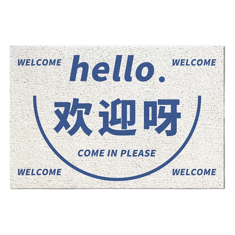 Bienvenido a alfombra de puerta estera de entrada tienda de belleza alfombra de piso antideslizante alfombra de polvo estera tienda de ropa estera del piso