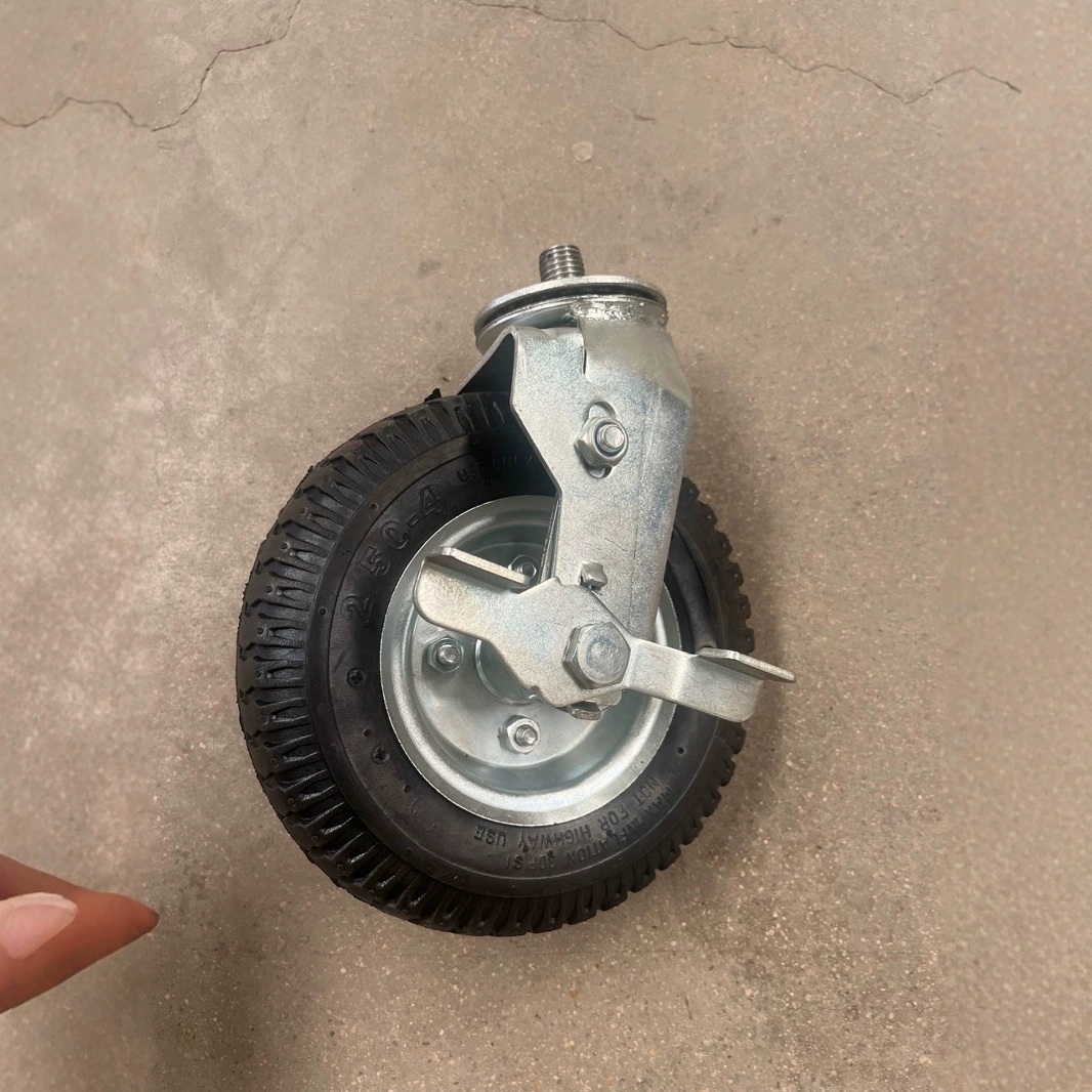 8inch винтовой стержень, надувное колесо, ролик 2,50-4, универсальный ролик с тормозом, переднее колесо распылителя, распылитель