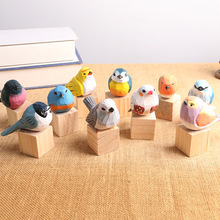 手工木头小鸟木雕模型工艺礼品摆饰小摆件玩具创意客厅装饰品可爱