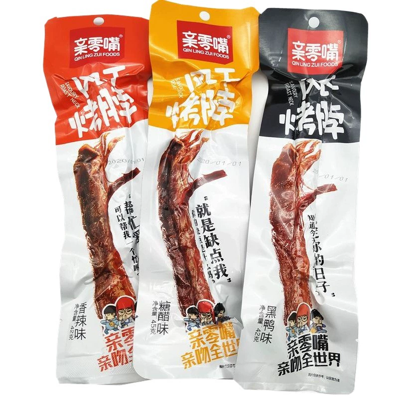 Про-закуски высушенные на воздухе жареные маринованные острые закуски 38 г в пакетиках без утиной шеи продукты питания в супермаркетах оптом