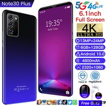 跨境手机Note30 Plus 大屏6.1寸12GB+512GB安卓外贸智能手机批发