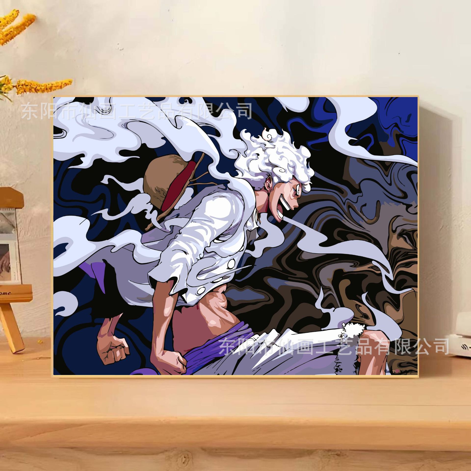 Pintura digital a óleo DIY lápiz pequeño nuevo dibujo animado pintura decorativa colorida a mano mercado nocturno puesto de comercio electrónico mayorista