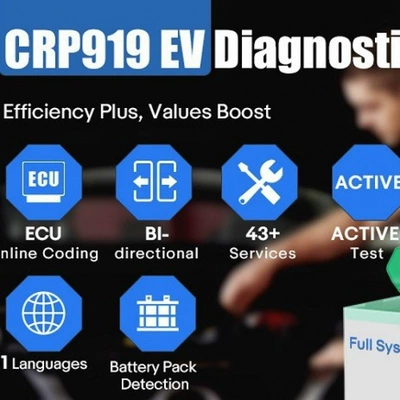 X431Crp919Evdiagnosticscanner Global Version Avtomobil diaqnostika alətləri