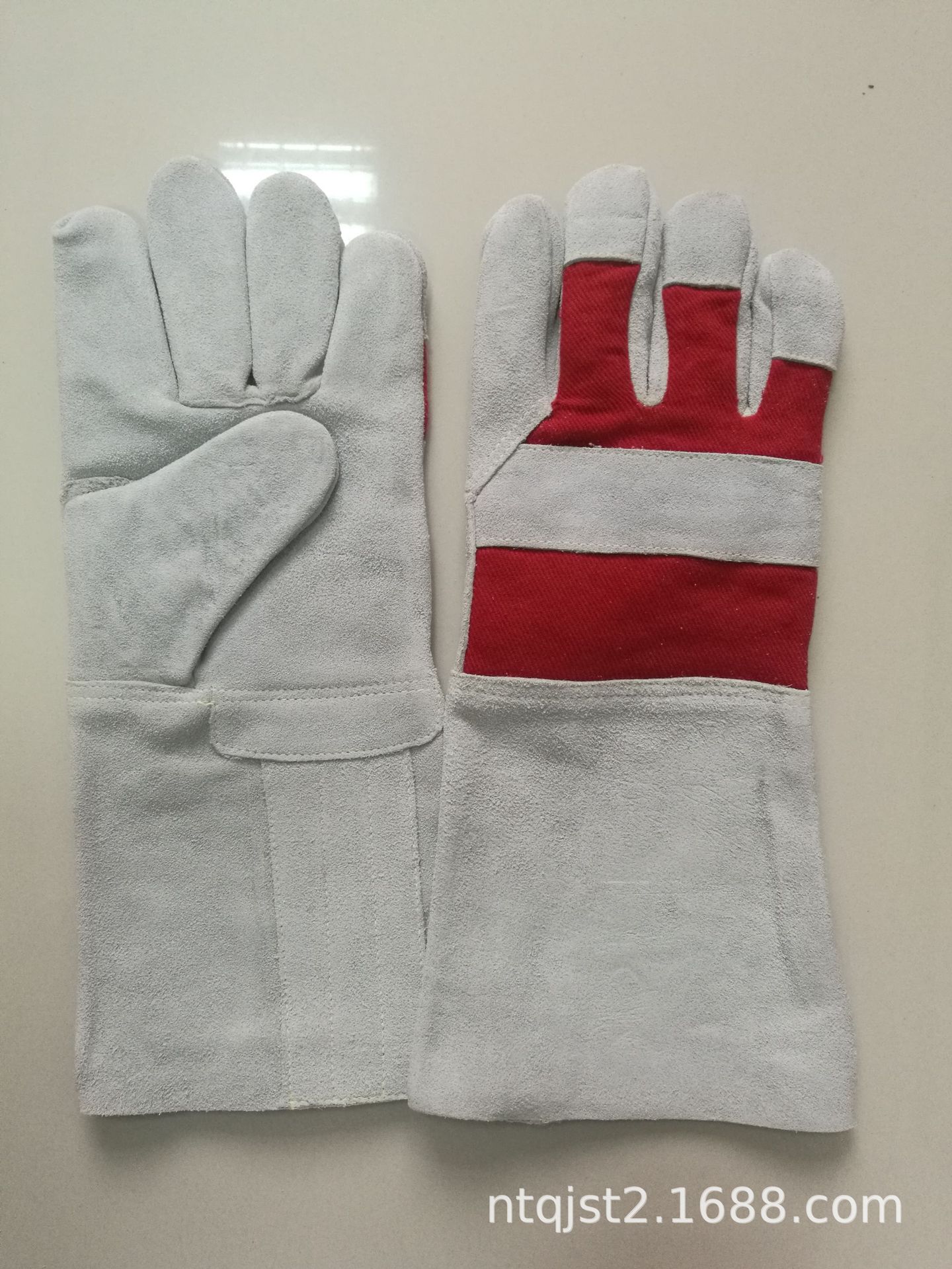 厂家直营牛皮隔热手套 电焊手套