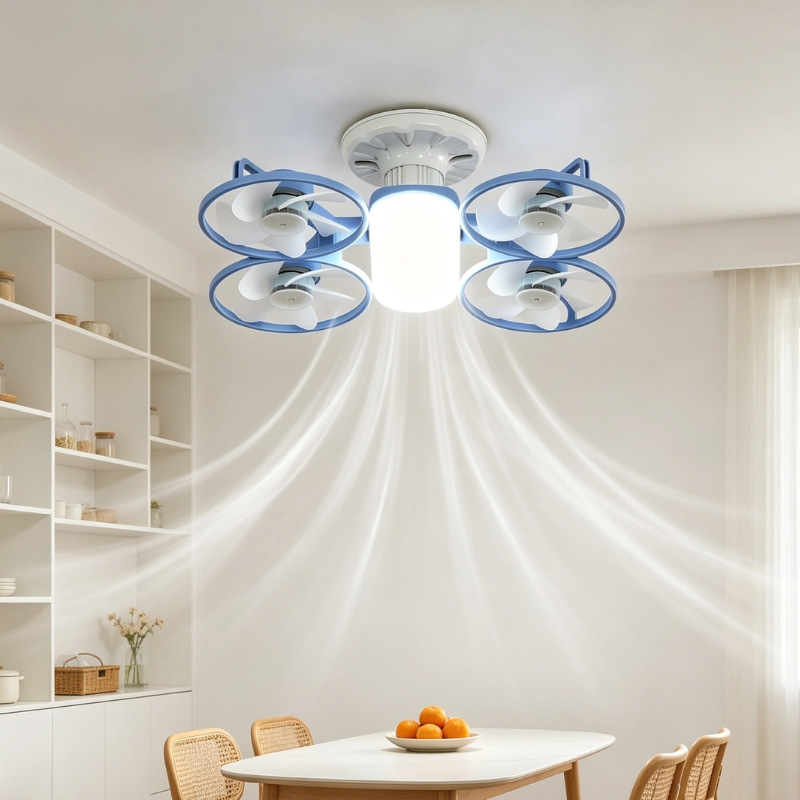 Blue ceiling light