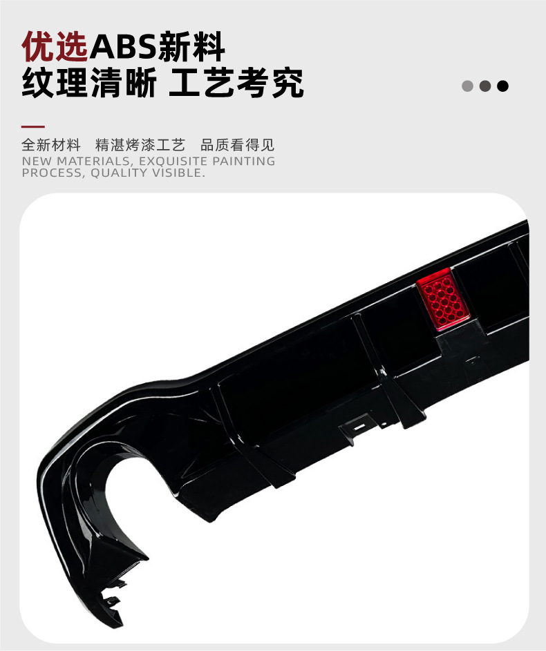 Suitable for Volkswagen Golf 8, Golf Mk8 Rline Gti with Lighted Rear Lip Spoiler Modification