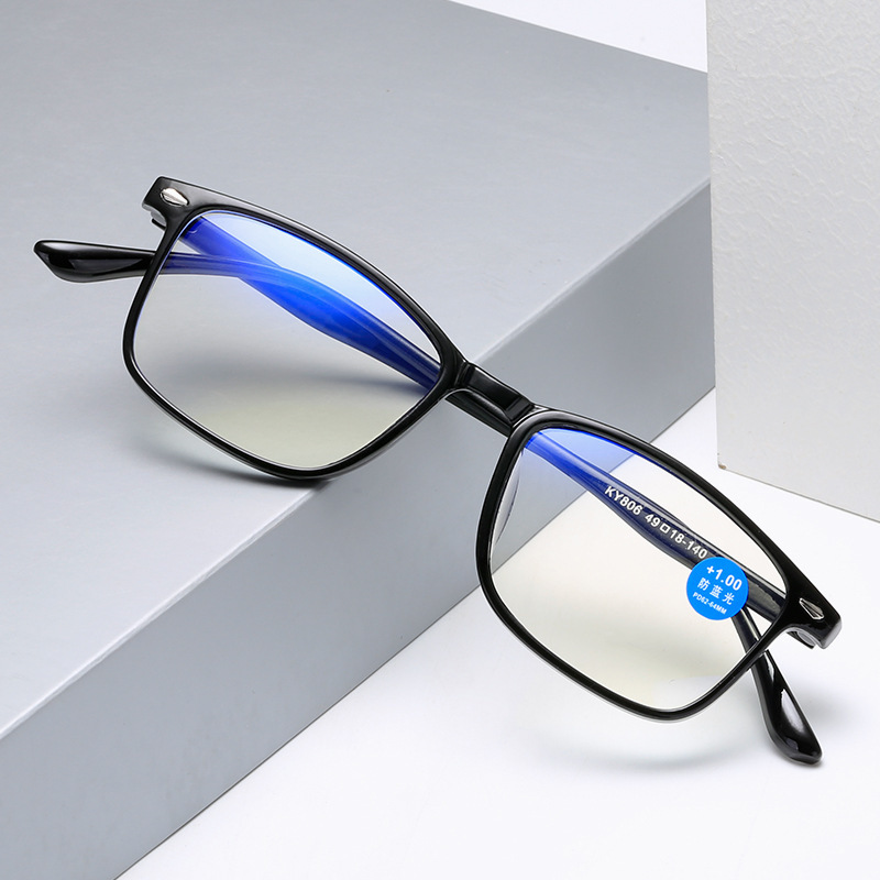 Y806 Anti-Blue Light Reading Glasses Tr90 Non-Deformable Reading Glasses for the Elderly, Anti-Fatigue Eye Protection for Watching Mobile Phones