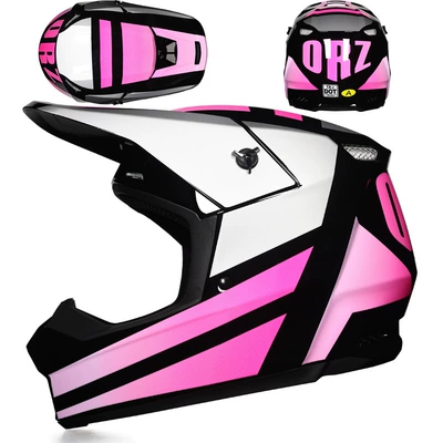 Orz Greenway X6 Off-Road: Motorcycle Safety Supplies - pink-stealth-s