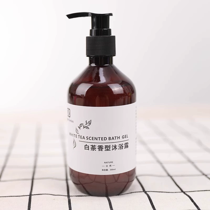 White tea for hotel, shampoo, shower gel, set, 300 ml