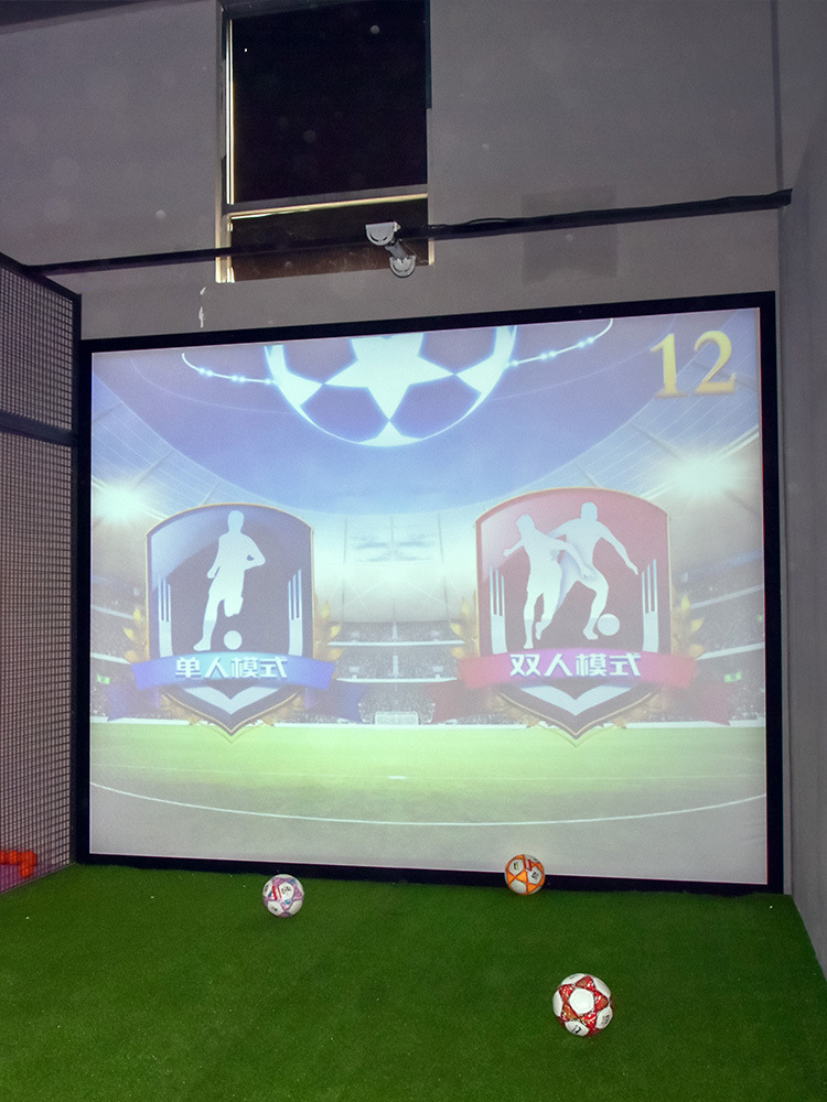 Fútbol analógico interior Sala de experiencia deportiva digital Sala de entrenamiento Pantalla comercial a gran escala Entretenimiento interactivo Ocio y fitness