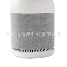 蓝牙睡眠小音响闹钟加湿器小夜灯蒙皮音箱网布包布壳体粘贴蒙网布