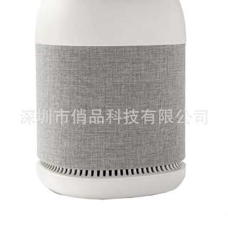 蓝牙睡眠小音响闹钟加湿器小夜灯蒙皮音箱网布包布壳体粘贴蒙网布