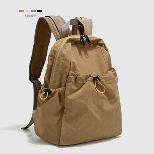 Travel Lightweight Men's Backpack New Korean Style Casual Waterproof Backpack Female High School Student Large Capacity Travel Schoolbag