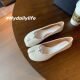 Grape Mom Studiolee 2025 Summer Cute Slimming Pig Trotter with Soft Toe and Shallow Mouth Flat Shoes for Women