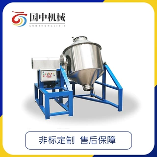 500公斤鼓式搅拌生产线 化工物料混合机械 不锈钢鼓式搅拌机变频