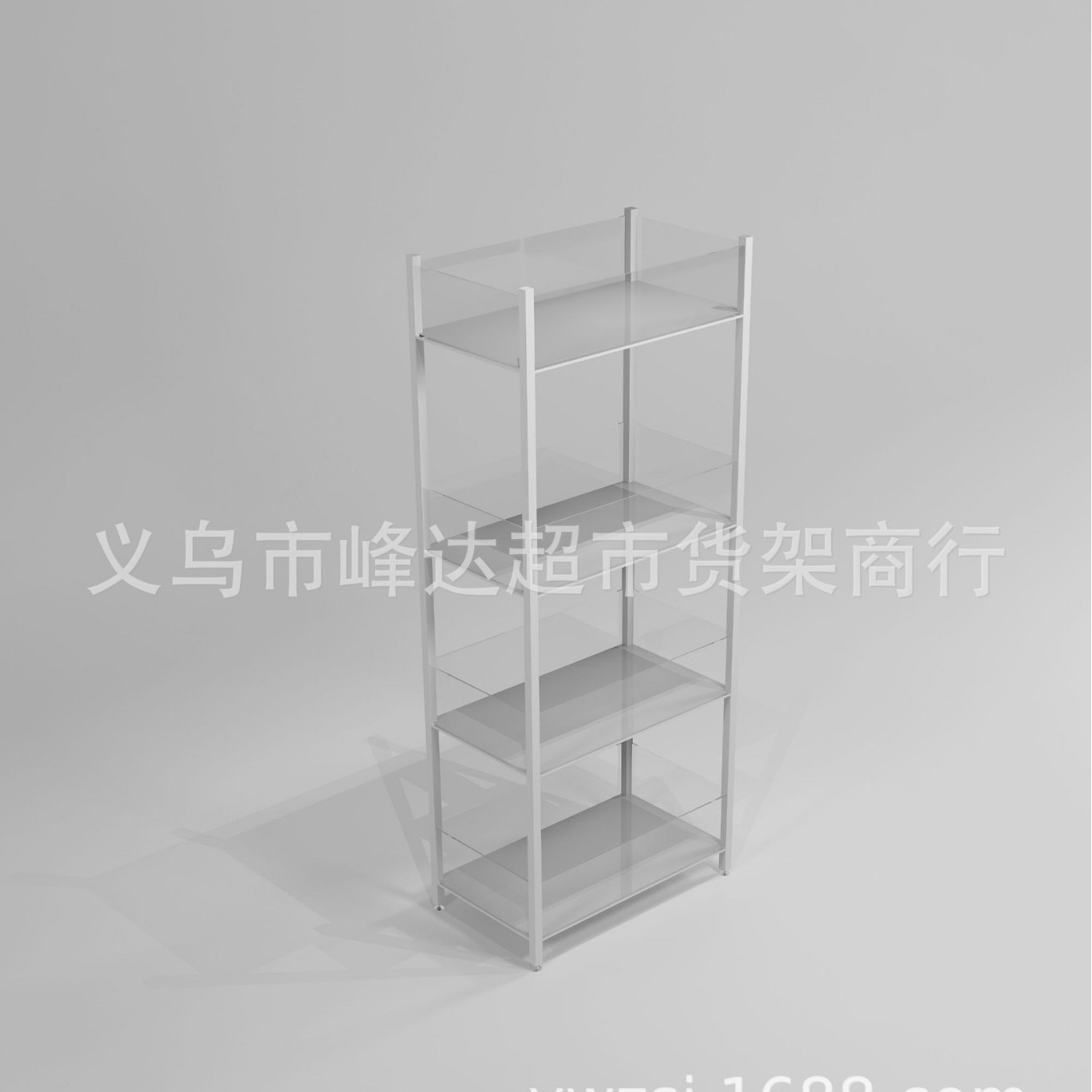 厂家直销便利店面膜商超货架 优品四层透明亚克力玩具促销展示架