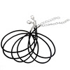 Polyurethane necklace, woven pendant stainless steel, 2021 collection, Korean style, wholesale, 45×5cm