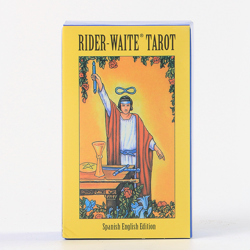 Rider Waite Tarot Karten Spanisch-englisch Spielkarten Set_voghion.com