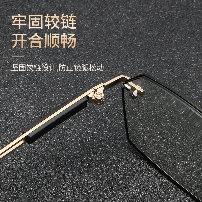 Tiktok mismo gafas de presbicia DY8116 moda HD gafas de negocios para los ancianos anti-Luz Azul gafas de presbicia