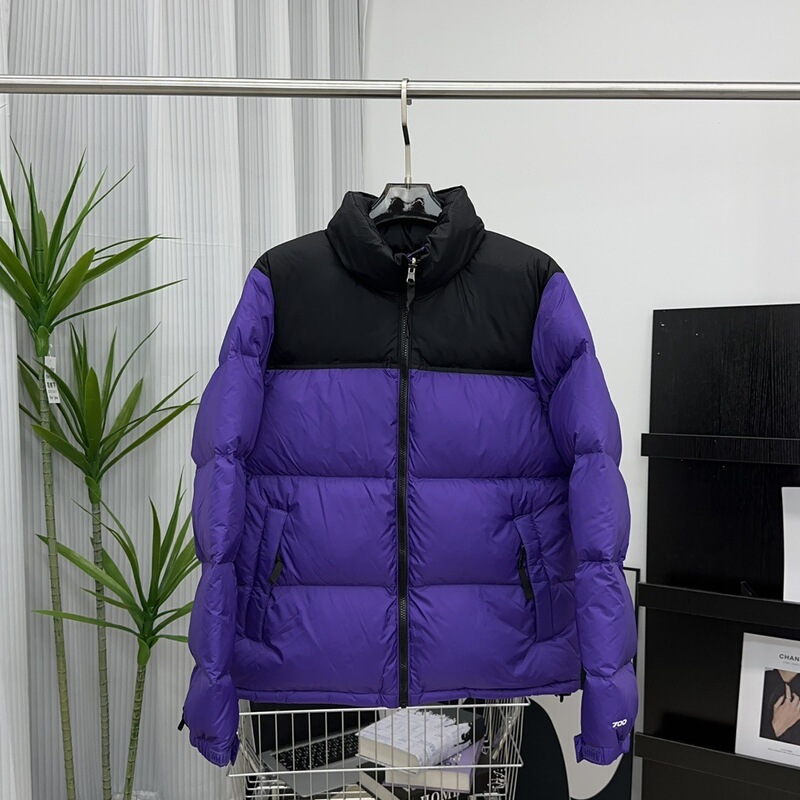 莆田TNF1996羽绒服男女700面包短款情侣夹克90白鸭绒冬季款加厚|undefined