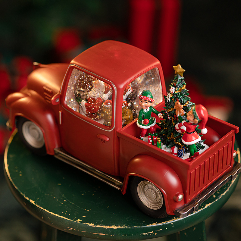 Caja de Música de Nochebuena, Caja de Música con Bola de Cristal, Papá Noel, Regalo de Cumpleaños para Niños, Edición Limitada de Navidad