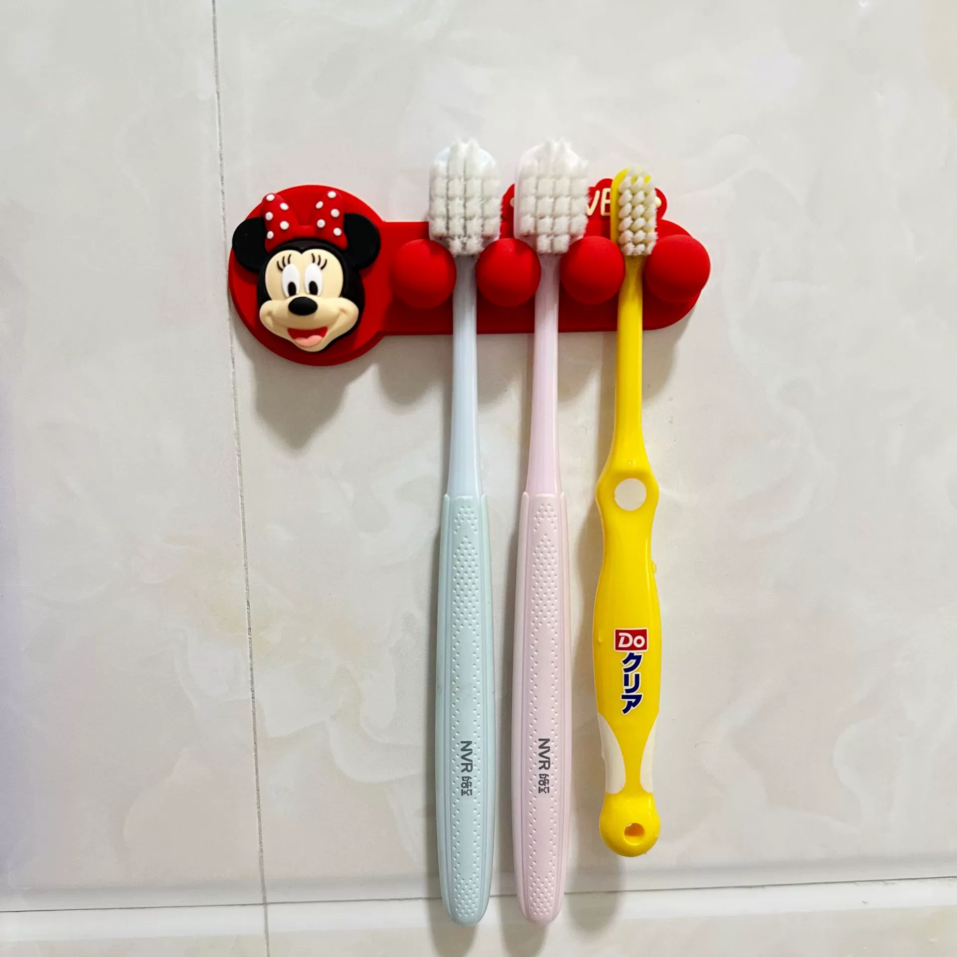 Стеллаж для хранения мультфильмов, держатель для электрической зубной щетки, милый креативный стеллаж для хранения зубных щеток, держатель для зубной щетки Микки, маленький крючок для ванной комнаты