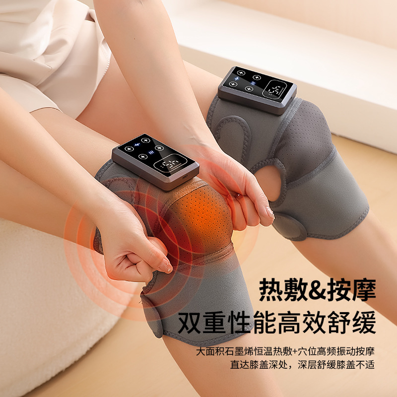 多機能膝マッサージャー、お灸、関節加温、膝パッド、USB充電式膝温湿布理学療法機器|undefined
