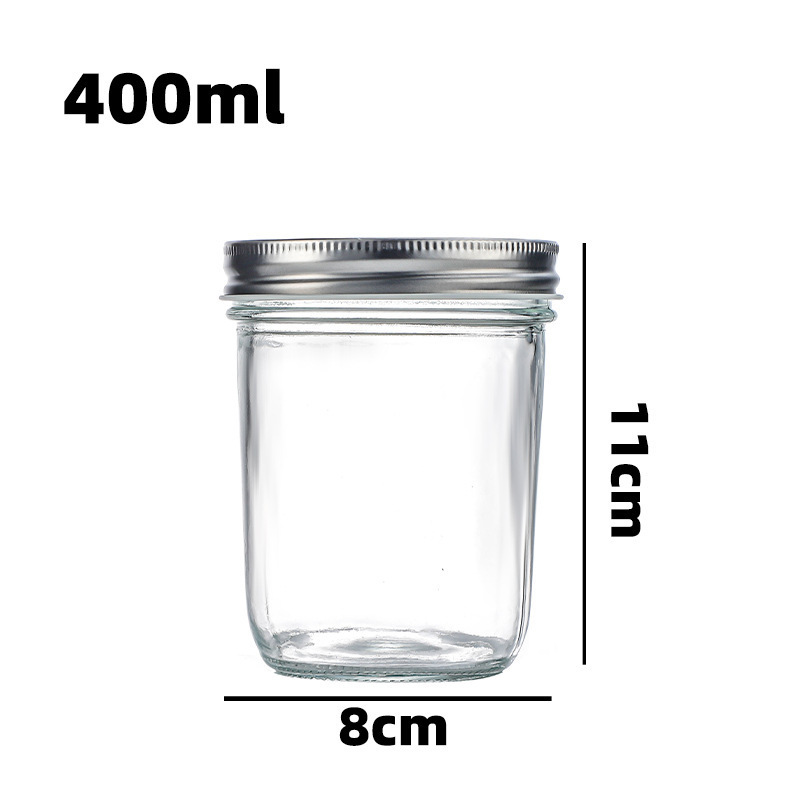 现货500ml果酱瓶鱼子酱瓶380ml梅森密封罐酱菜玻璃储物罐厂家批发|undefined