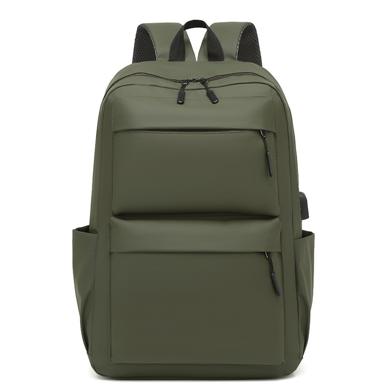 皮包皮革防水柔软新款商务大容量出差旅行多功能休闲电脑书包