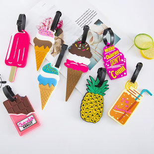 Cartoon luggage tag, suitcase PVC