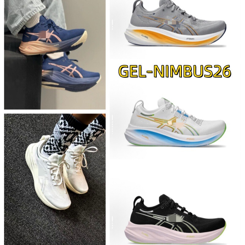 High-Quality Putian Shoes Gel-Nimbus26 Breathable, Wear-Resistant, Shock-Absorbing, Supportive, Rebounding Mesh Sports Running Shoes